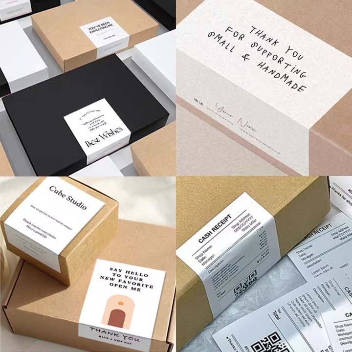 Wholesale Vinyl sticker printing adhesive labels Custom roll label Sticker factory custom custom logo sticker ink jet label