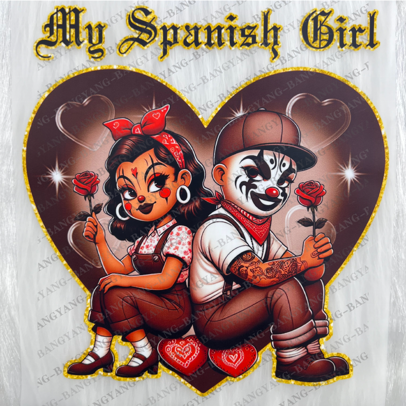 custom screen transfer printing heat transfer for t shirts iron on sticker dtf heat transfer on garments