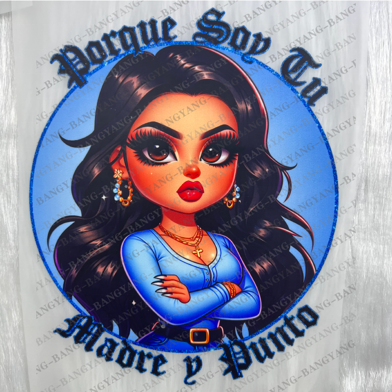 custom screen transfer printing heat transfer for t shirts iron on sticker dtf heat transfer on garments