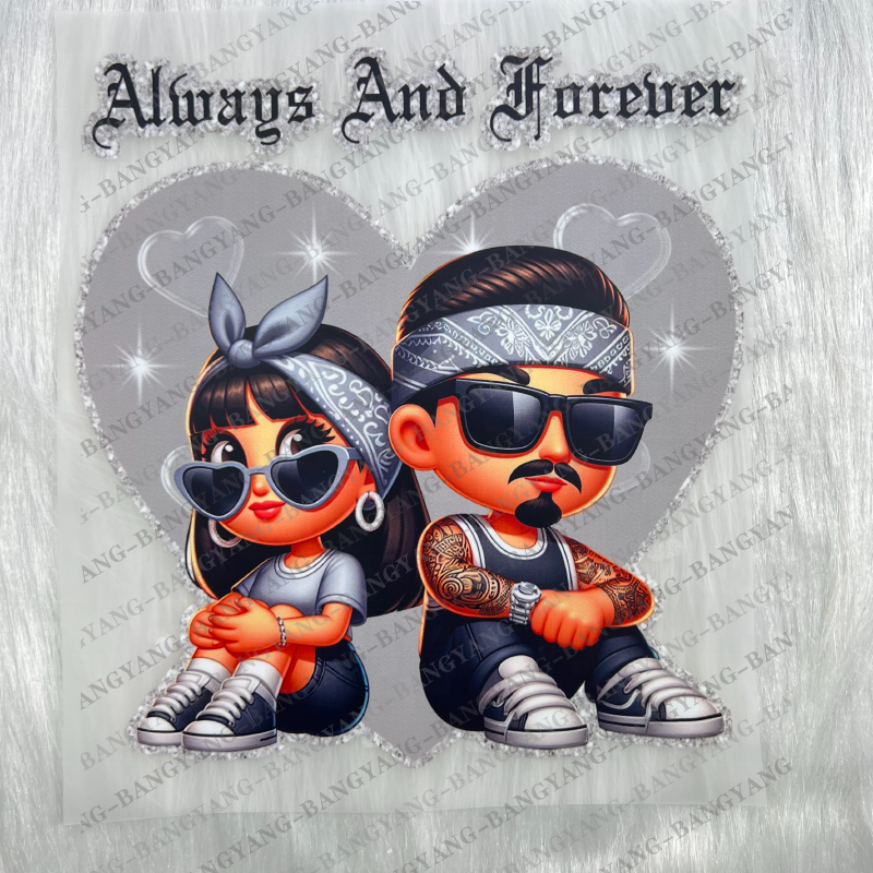 custom screen transfer printing heat transfer for t shirts iron on sticker dtf heat transfer on garments