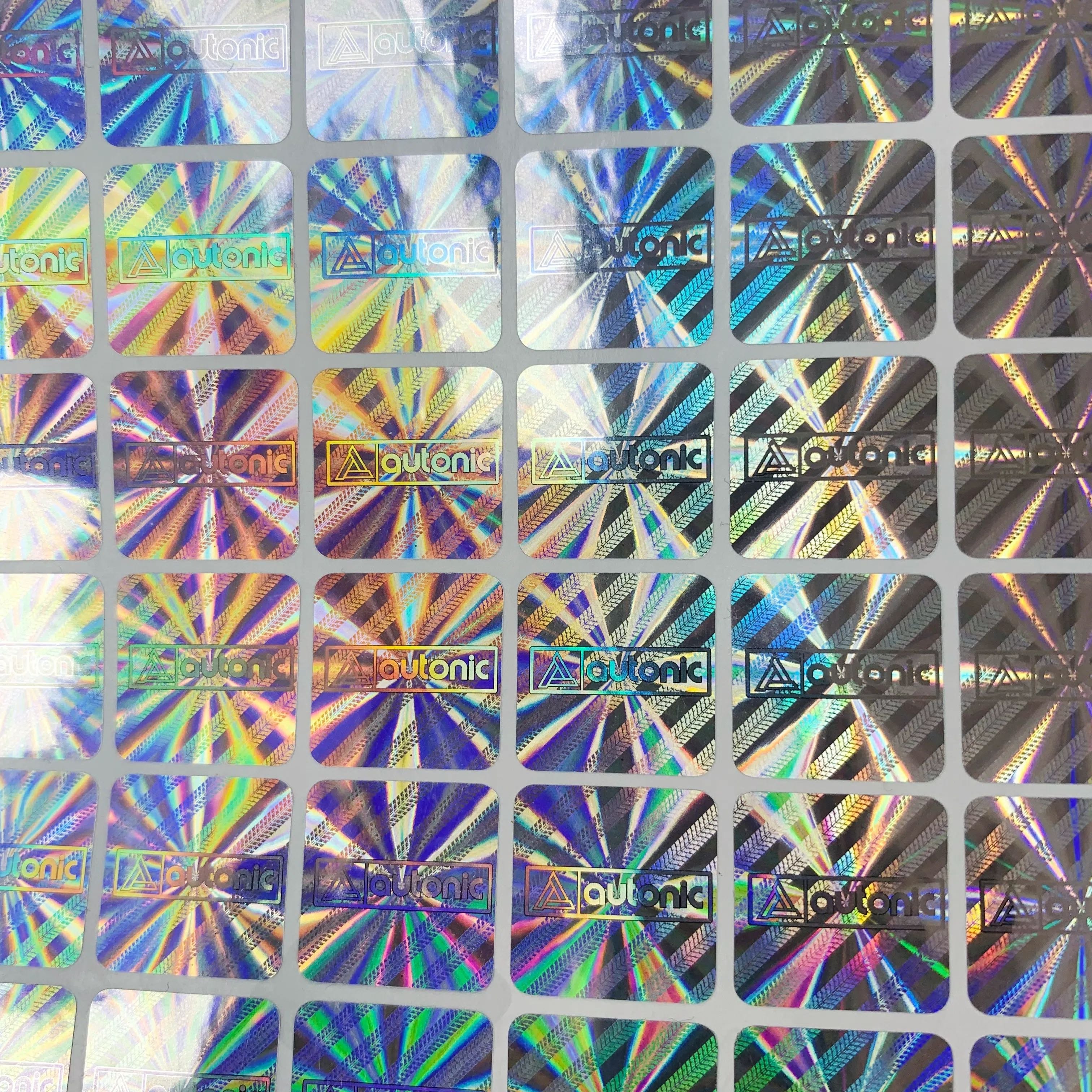 3d stickers custom logo Custom Hologram Stickers Warranty Holographic Packaging Stickers Security Labels