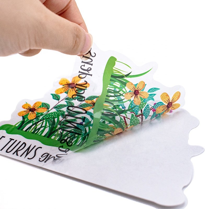 Custom printing waterproof Electrostatic decorative window glass mirror static cling decal Sticker
