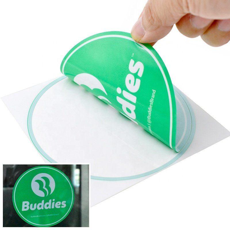 Custom printing waterproof Electrostatic decorative window glass mirror static cling decal Sticker