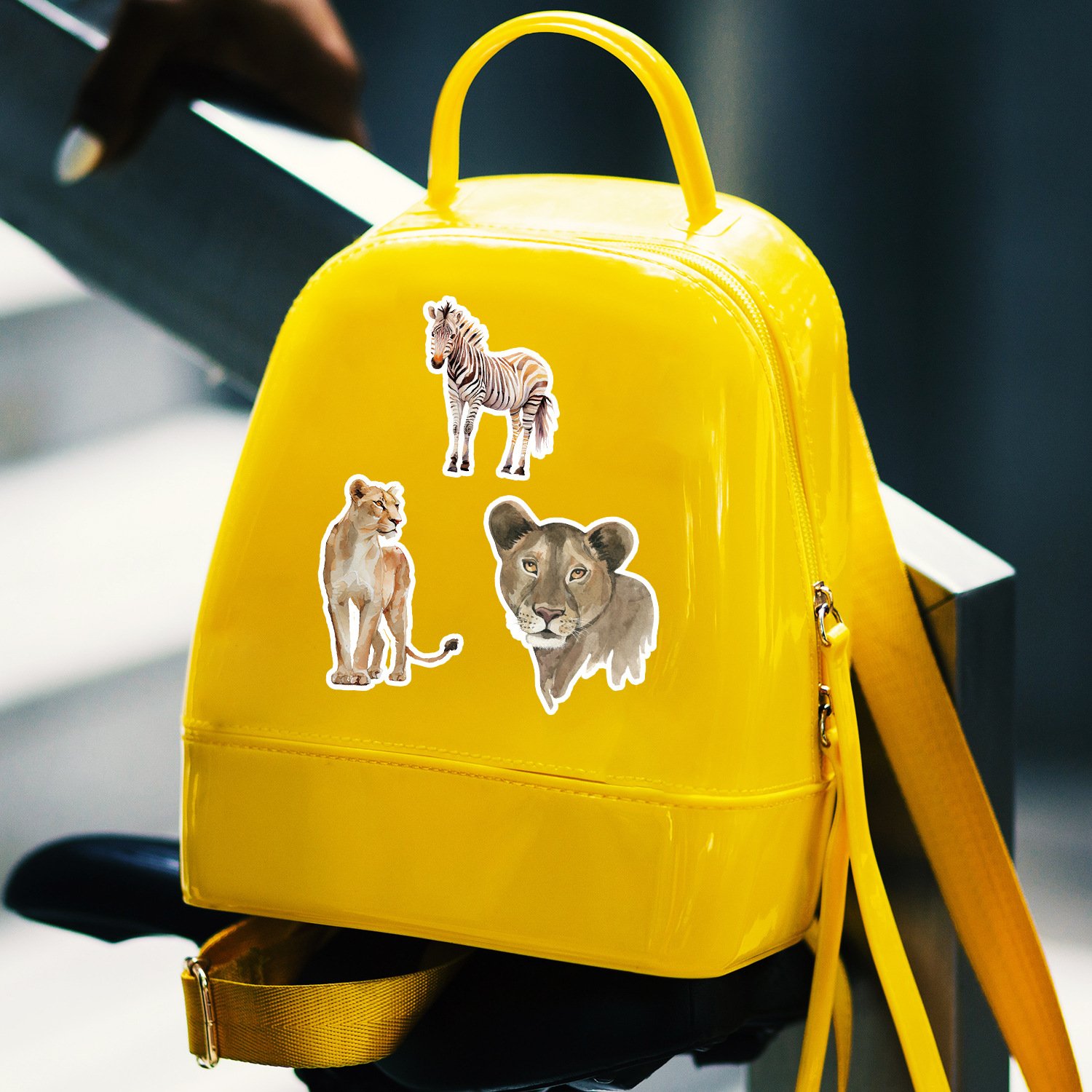 50pcs African animal graffiti stickers mobile phones computers refrigerators decorative stickers luggage graffiti stickers