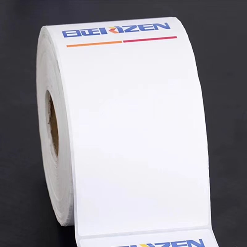 Printing Jumbo Roll Self Adhesive Paper Label Materials Custom Logo Stickers Packaging Labels