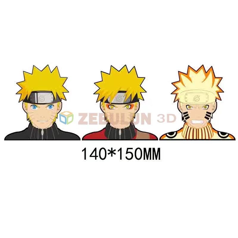 Over 500 New Anime Designs Wholesale 3D Lenticular Anime Stickers 3D Motion Stickers Car Stickers Waterproof