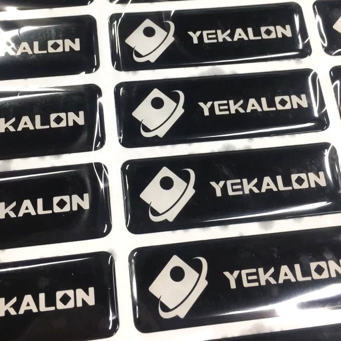 High Quality Custom labels Printing Customized clear Gel Car Logo Sticker 3d Soft Epoxy Resin Dome sticker