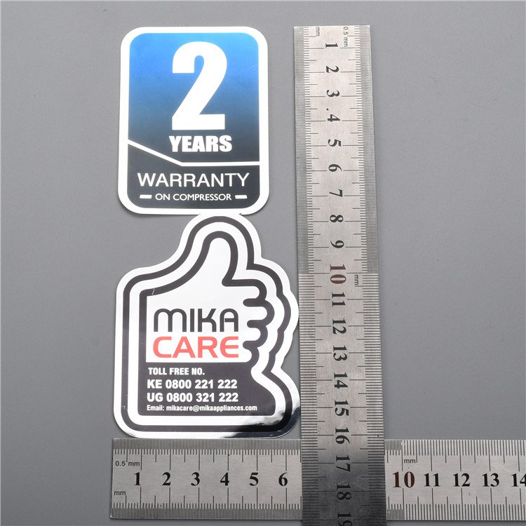 Decorative Oem 3MSelf Adhesive Colorful Sticker Custom Print Logo, PVC Sticker Printing Label