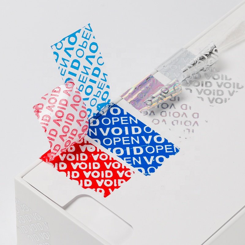 Customized Printing Waterproof 3d Hologram Holographic Security Sticker Label Holographic Warranty Void Stickers