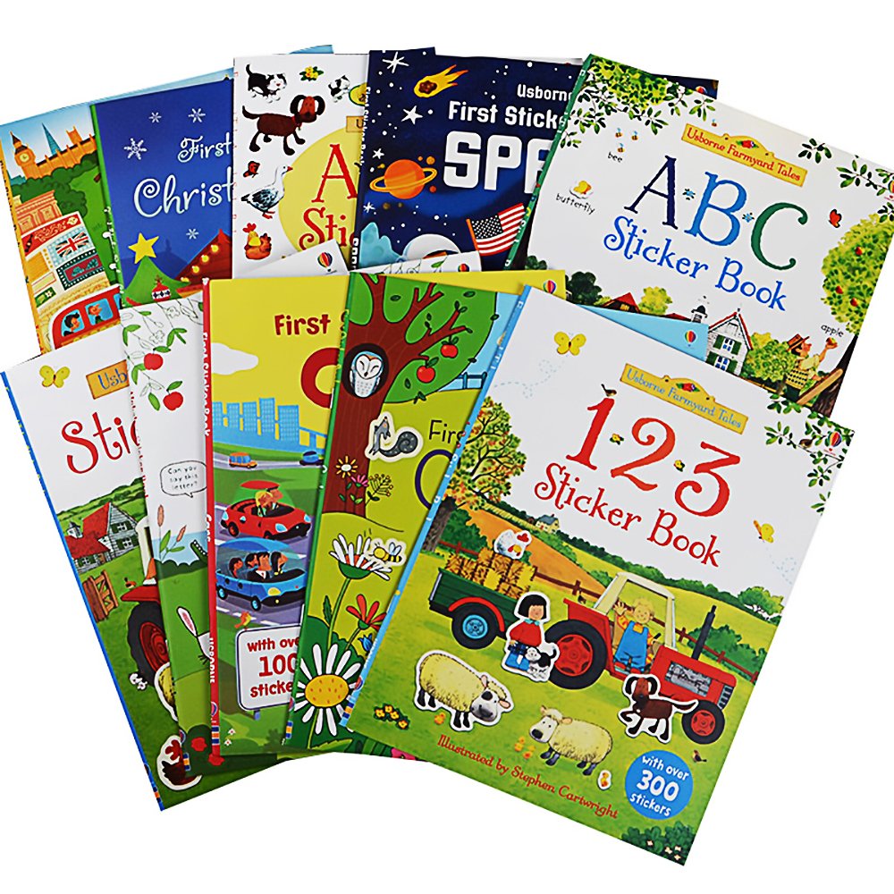 China Manufacturers Custom Animals Printing Child Education Stickers For Kids Custom Stickers Children Sticker Book
