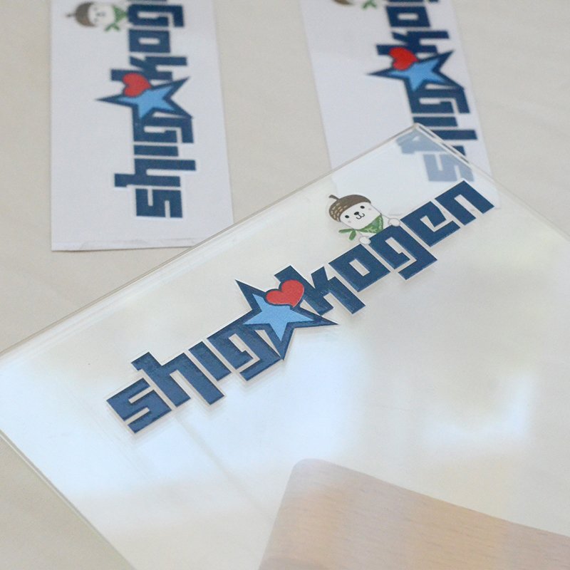 Custom heat transfer printing stickers decals logo transfer sticker