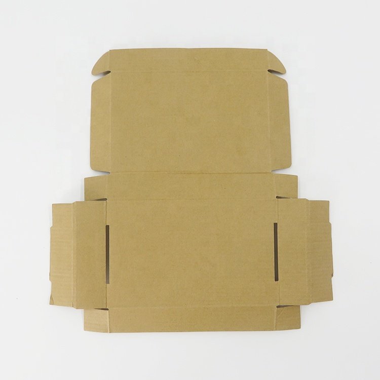 Factory Cheap Recycled Brown Corrugated Cardboard Custom Shipping Carton Packaging Box With Plain Kraft Gift Mailer Boxes