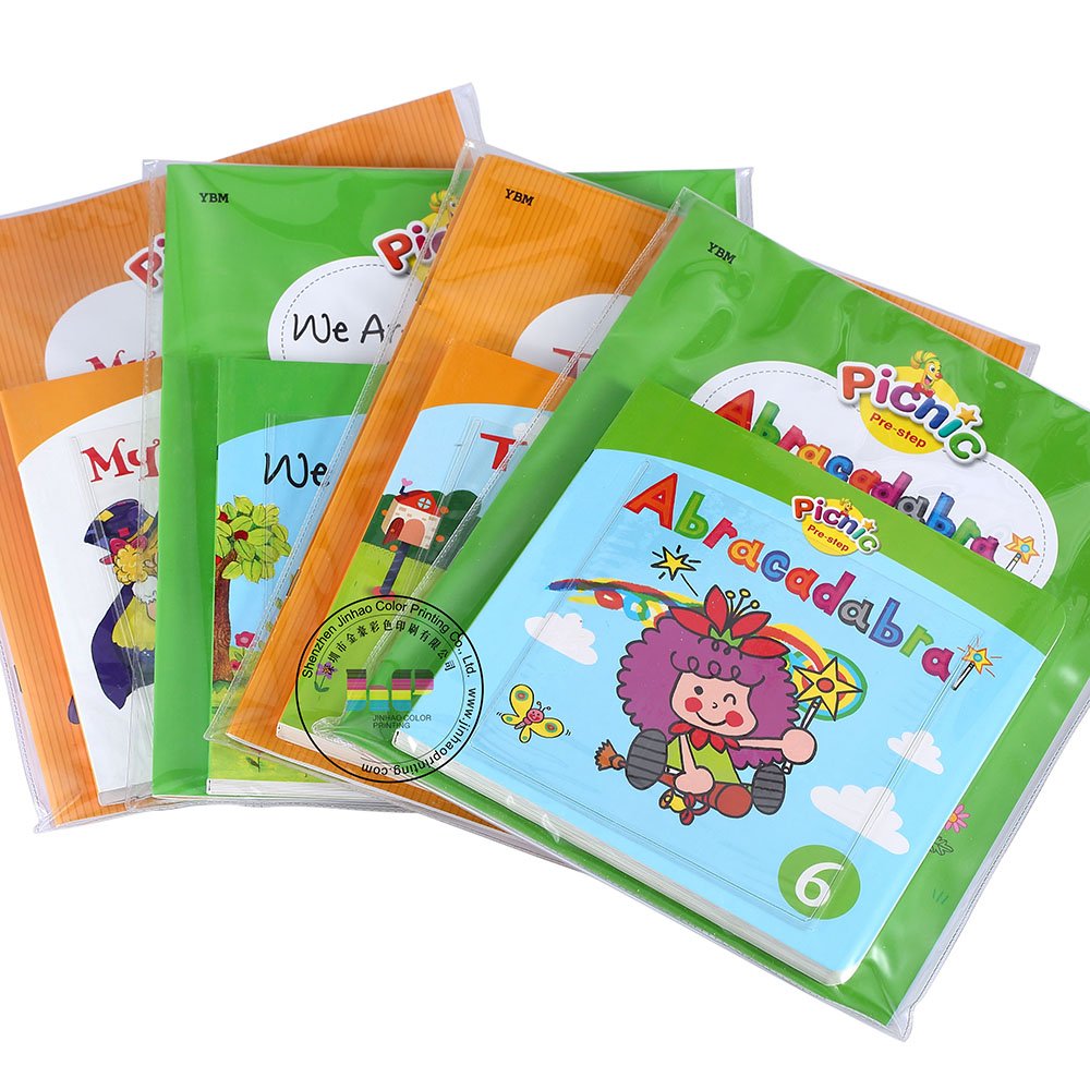 Children's book series color customization, stickers, book boxes, hardcover books