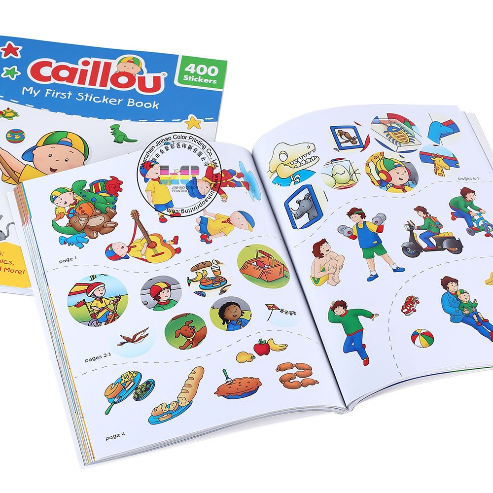 Children's book series color customization, stickers, book boxes, hardcover books