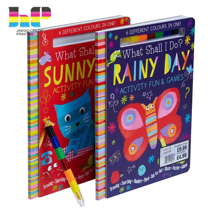Children's book series color customization, stickers, book boxes, hardcover books