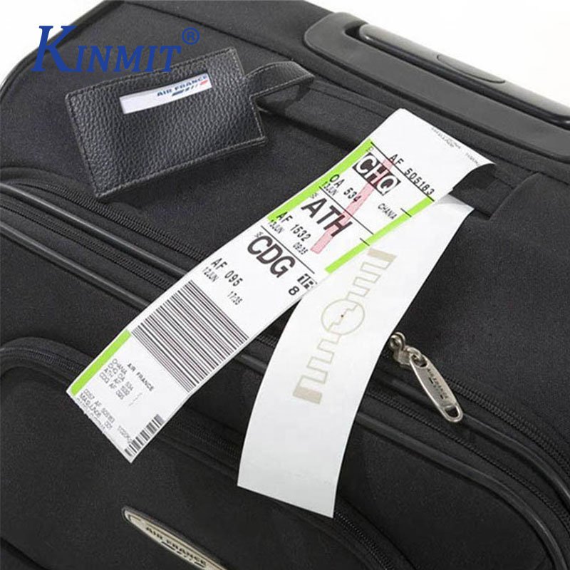 Factory Price Premium Quality Thermal Till Rolls Thermal Paper Rolls Custom Baggage Tag Self adhesive Sticker tag