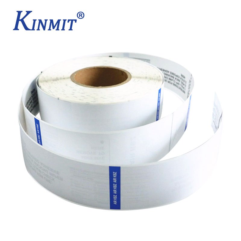 Factory Price Premium Quality Thermal Till Rolls Thermal Paper Rolls Custom Baggage Tag Self adhesive Sticker tag