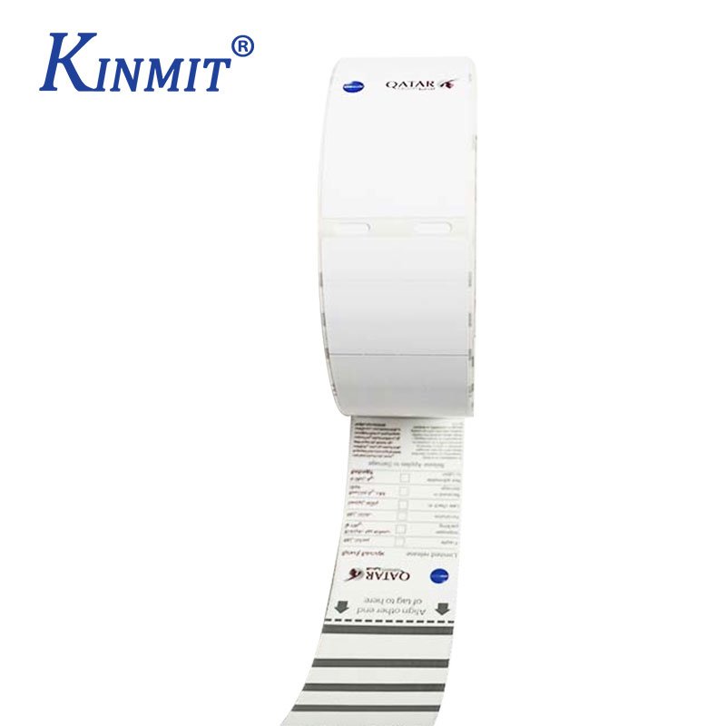 Factory Price Premium Quality Thermal Till Rolls Thermal Paper Rolls Custom Baggage Tag Self adhesive Sticker tag