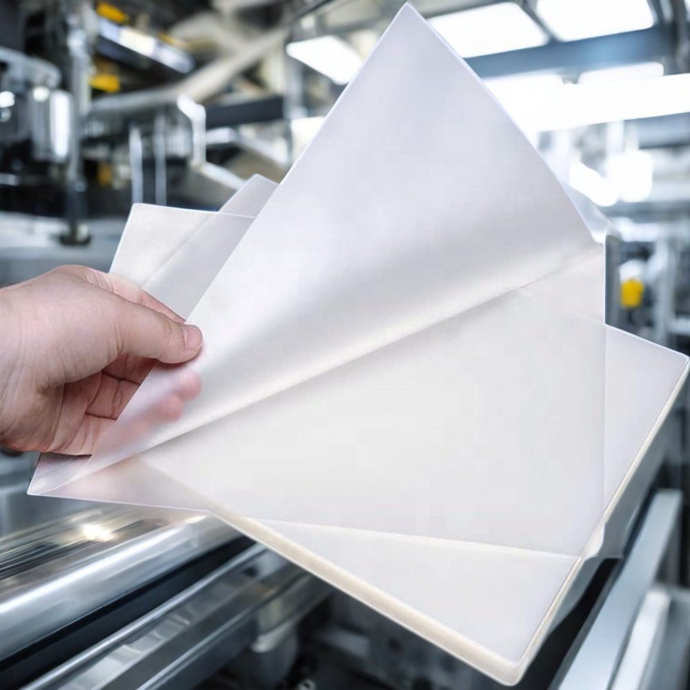 Hot sale back sticker laminating pouches a4 paper laminate sheet 75mic 80mic 125mic thermal lamination film