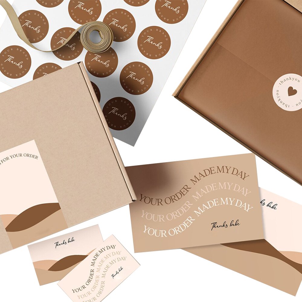 Complete Branding Packaging Solution Custom Mailer Boxes Stickers Cards Labels With Your Own Logo For Business Paper Box