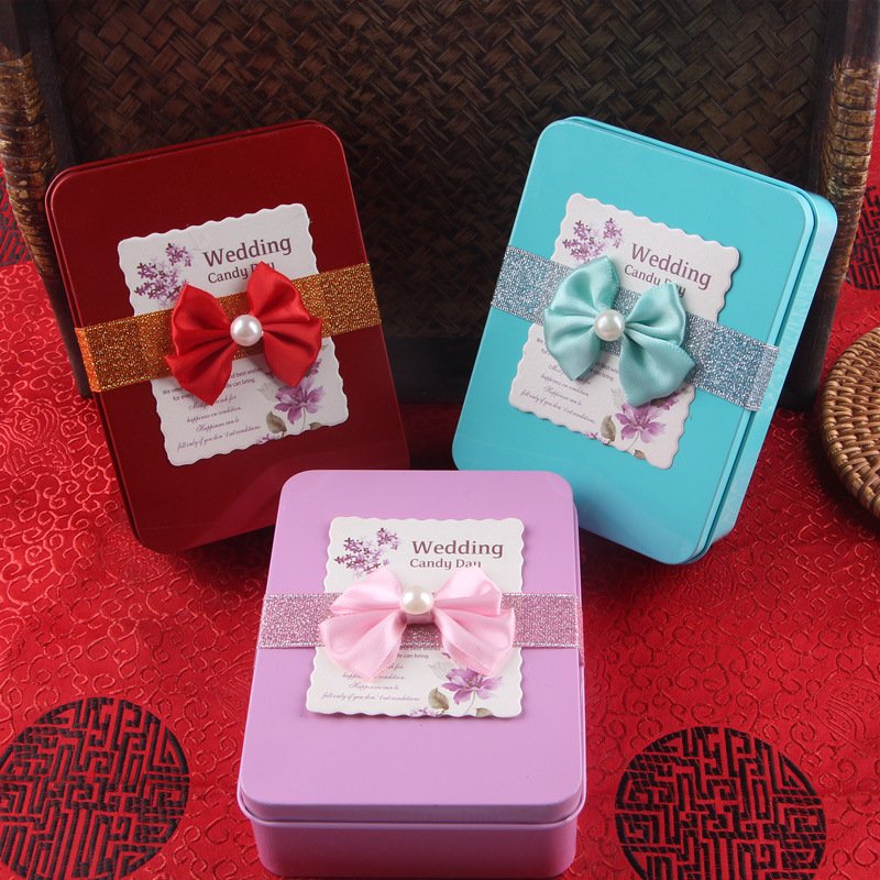 Cartoon Cute Cookie Tin Box DIY Internet Celebrity Candy Gift Storage Chocolate Packaging for Stickers Perfume Other Items