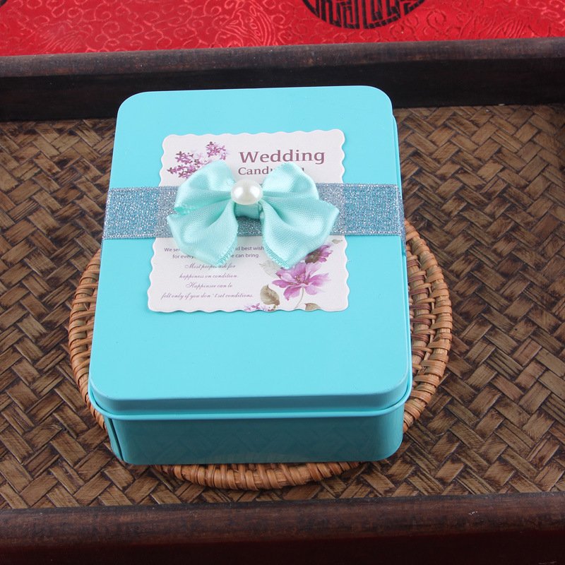 Cartoon Cute Cookie Tin Box DIY Internet Celebrity Candy Gift Storage Chocolate Packaging for Stickers Perfume Other Items