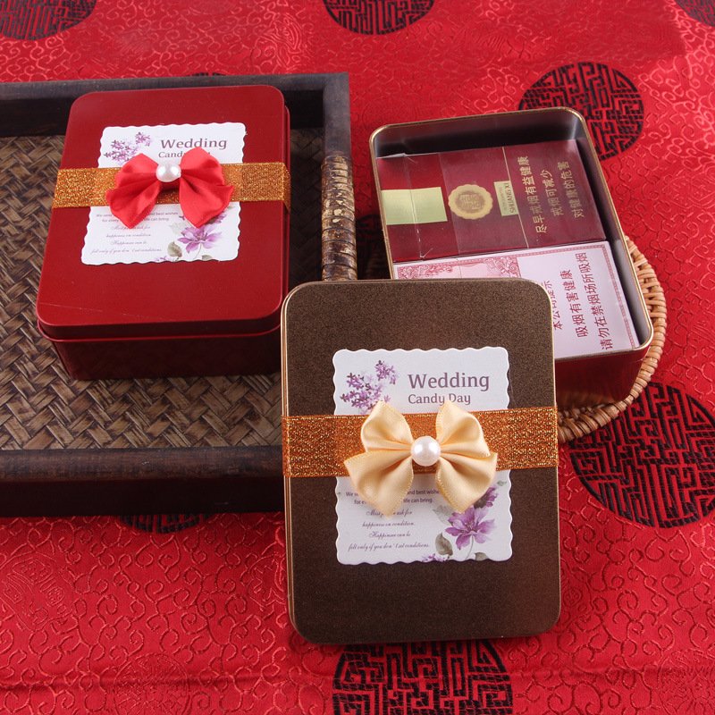 Cartoon Cute Cookie Tin Box DIY Internet Celebrity Candy Gift Storage Chocolate Packaging for Stickers Perfume Other Items