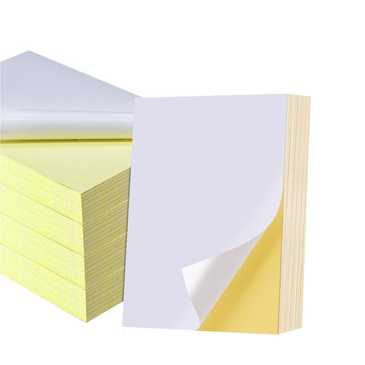 Hot sale 210*297 self-adhesive label white 100 sheets/pack printing barcode product information A4 label