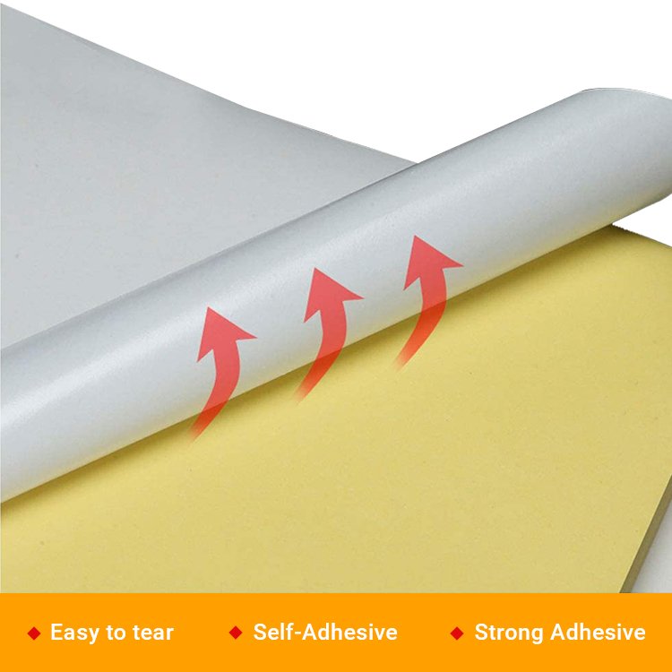 Hot sale 210*297 self-adhesive label white 100 sheets/pack printing barcode product information A4 label