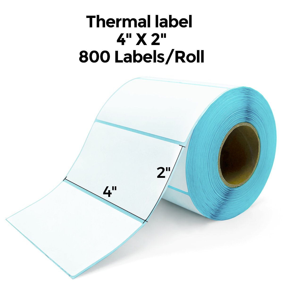 Waterproof all sizes4x6 100x150 adhesive packing price Labels Rolls printer thermal roll sticker label