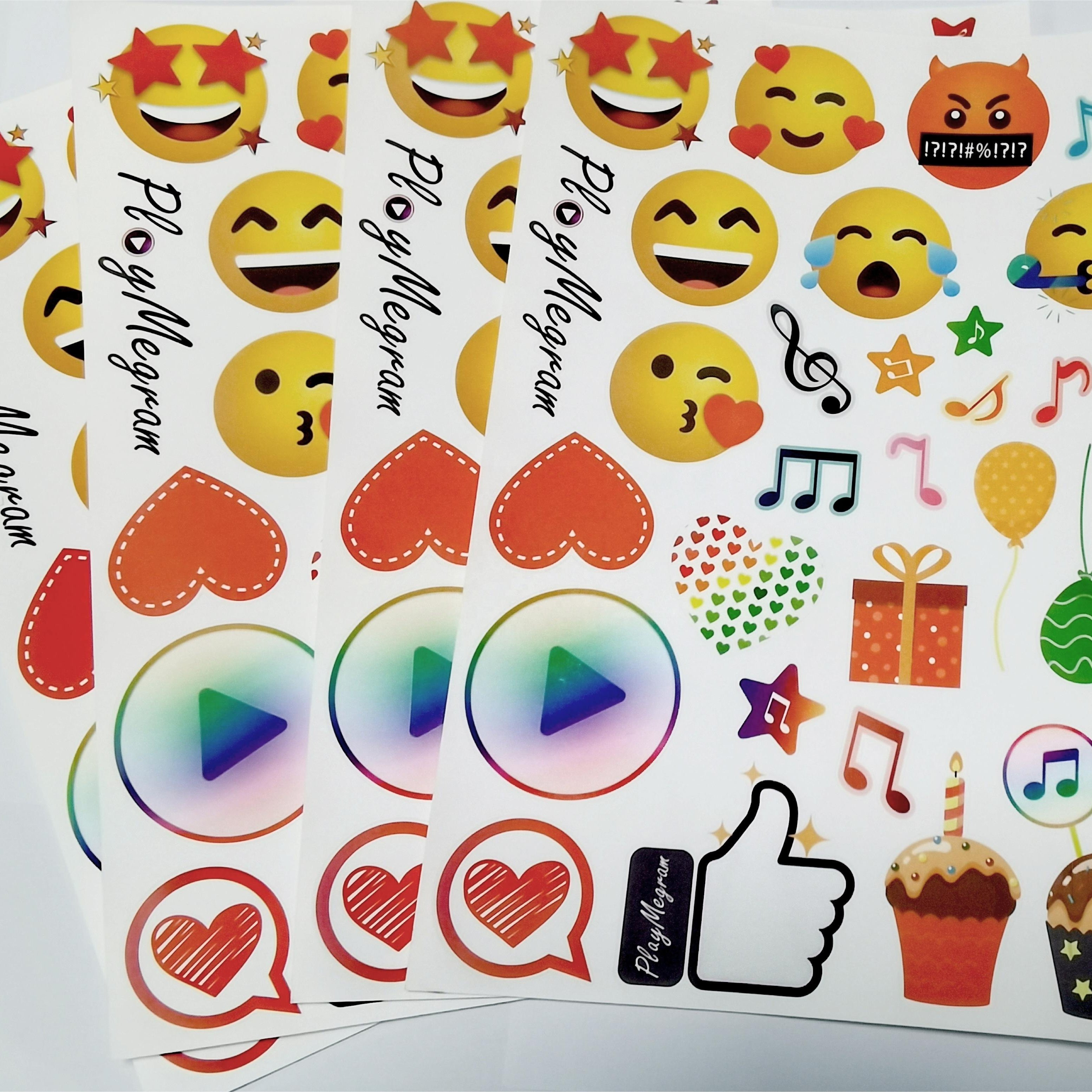 Wholesale Self Adhesive Paper Kiss Cut Stickers Cartoon Waterproof Custom Sticker Sheet
