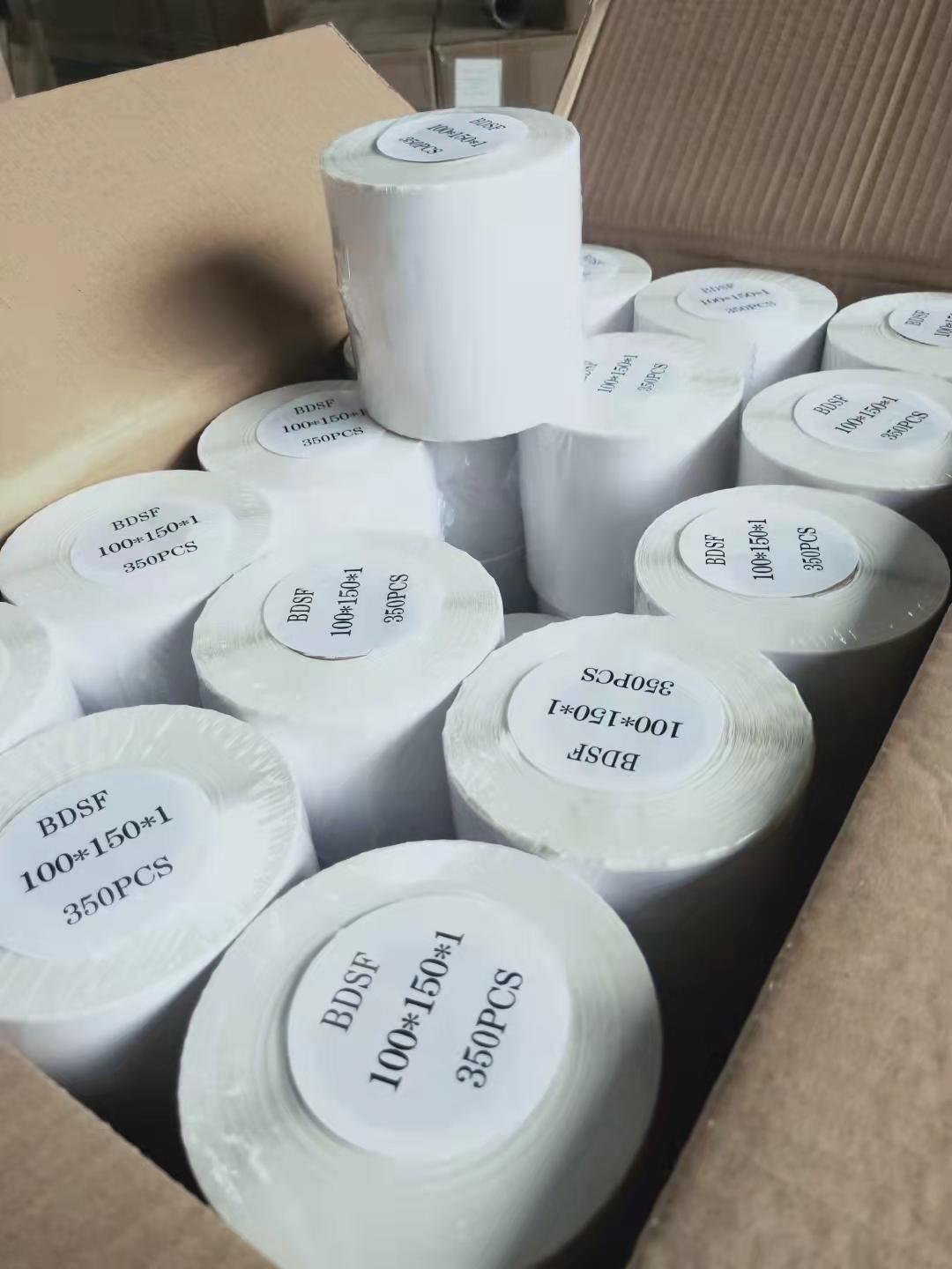custom thermal sticker paper roll hot sale label paper factory price 100mm*150mm