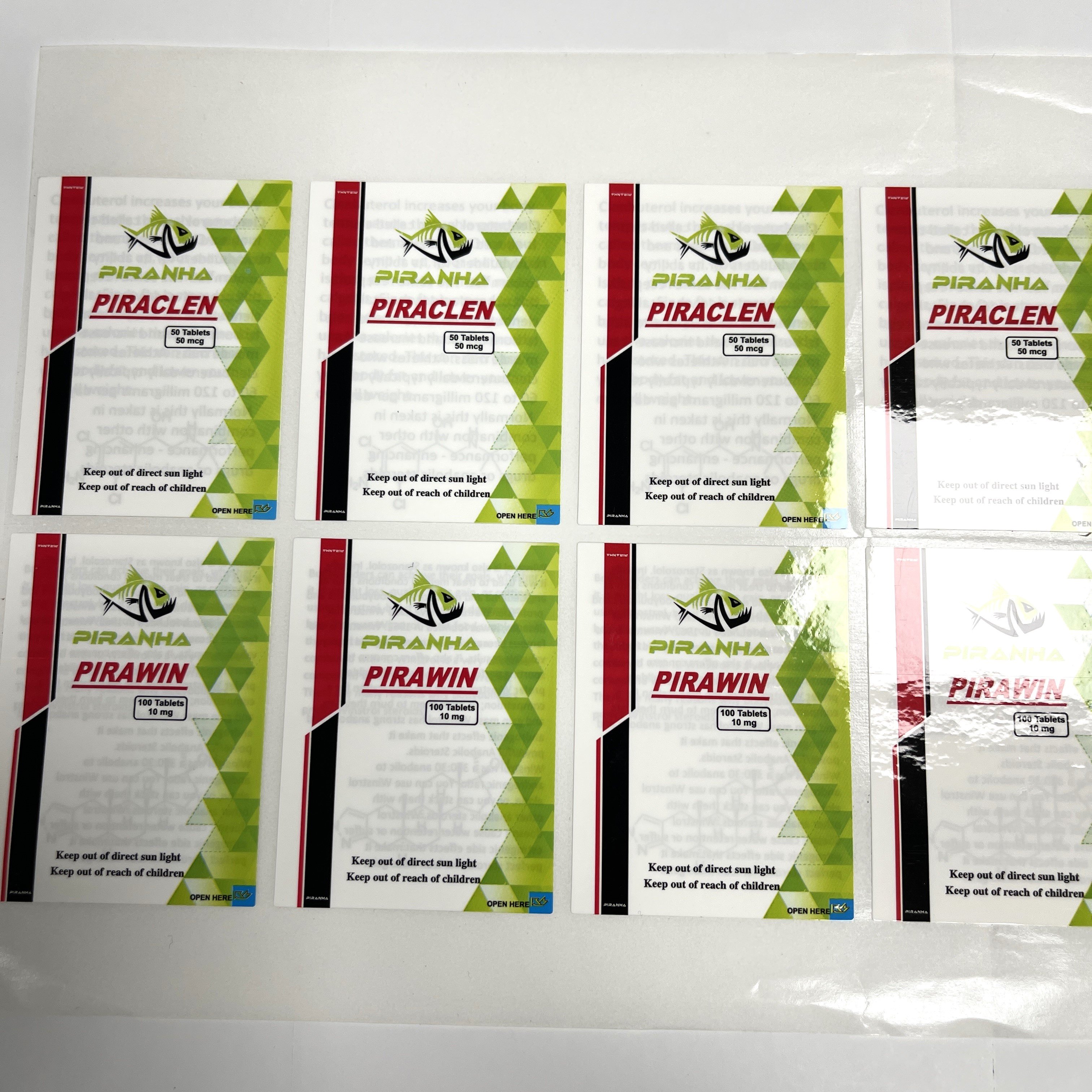 Custom Packaging Labels for Skincare Products multi-layer labels Bottle stickers