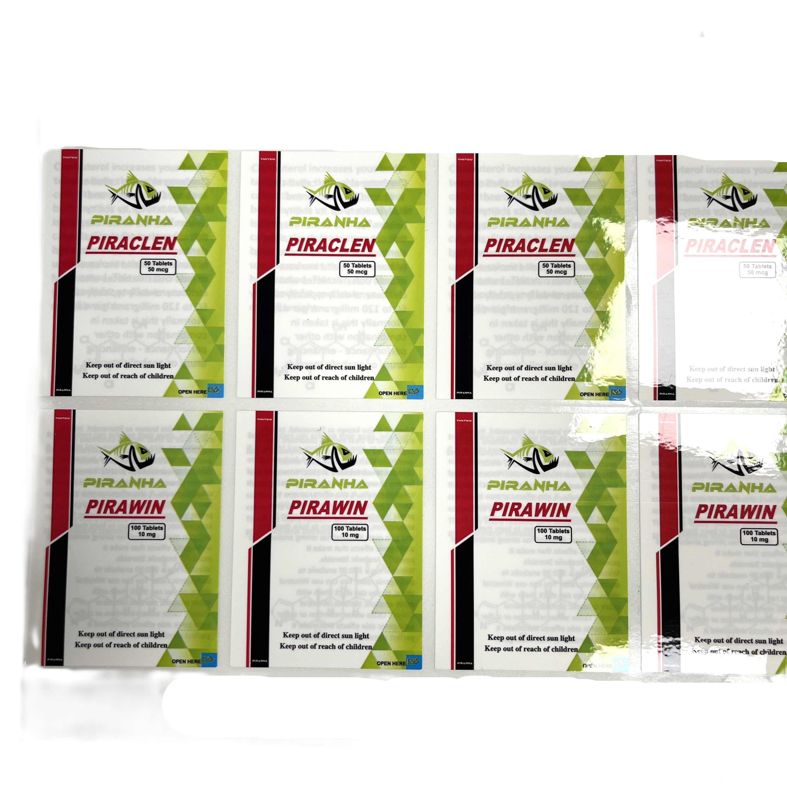 Custom Packaging Labels for Skincare Products multi-layer labels Bottle stickers