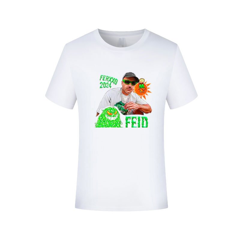 2024 Feid Ferxxo Calipsis vinyl dtf heat transfer plastisol label for t-shirt custom washable iron on transfer sticker