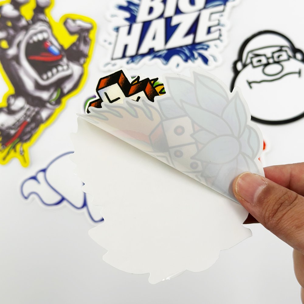 Good Quality Vinyl Custom Printing Paper Waterproof Self Adhesive Decal Die Cut Sticker Logo Kiss Cut Sticker Sheet
