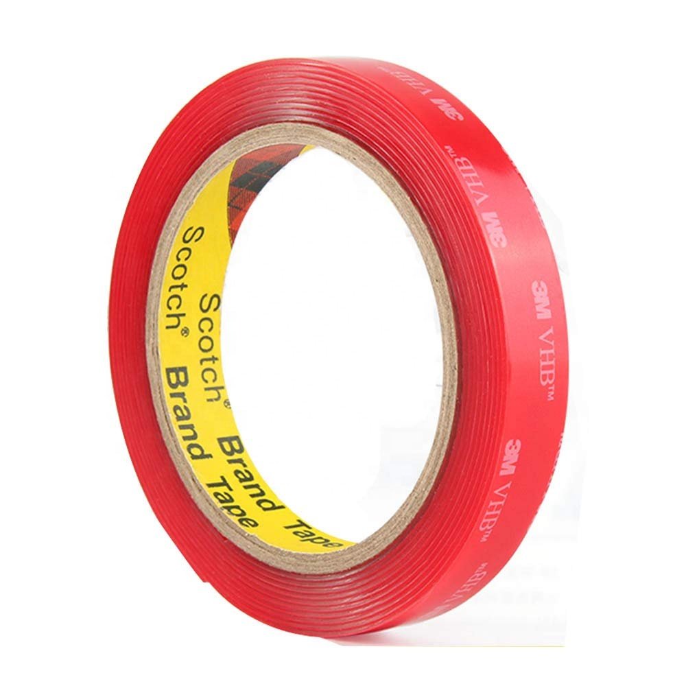 Custom Size 3M Tape 4910 4905 Clear VHB Non Trace Clear Mount Stickers Waterproof Double Sided Transparent Adhesive Tape