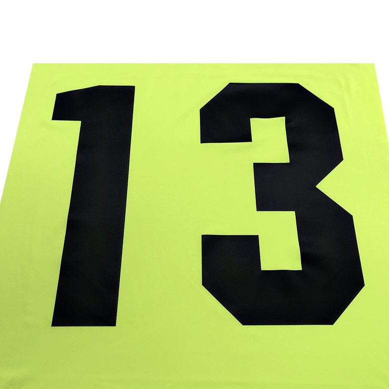 2024 OEM t-shirt heat press sticker number heat transfer for basketball jersey