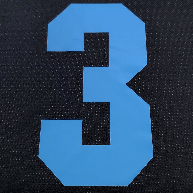 2024 OEM t-shirt heat press sticker number heat transfer for basketball jersey