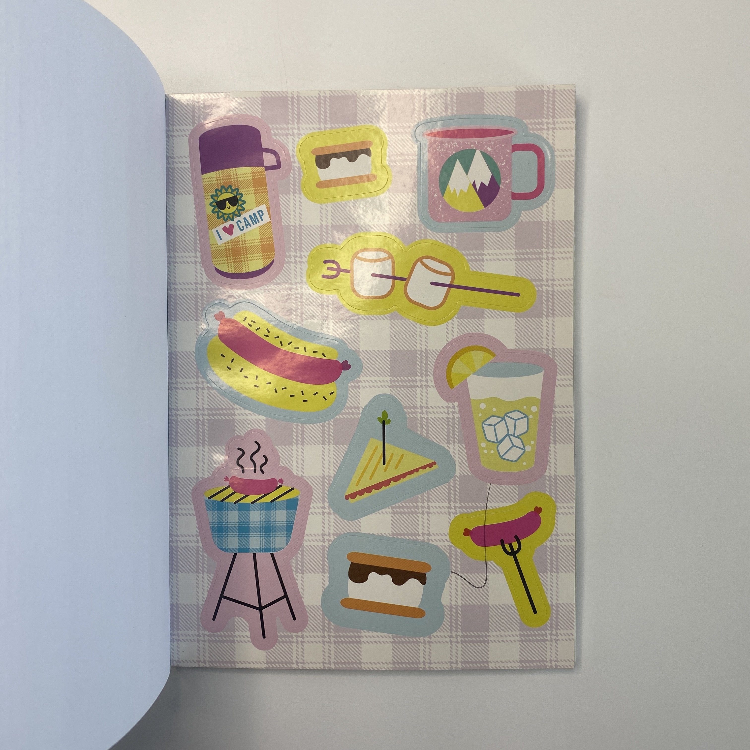 A5 High quality custom printing full color children activity rewards kids reusable sticker book Pink