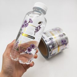 Custom Low MOQ Free Sample Luxury Waterproof Printing Vinyl PVC Transparent Labels Cosmetic Skin Care Foil Stamping Stickers