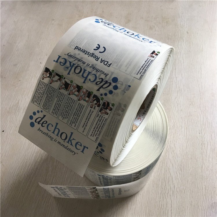 custom waterproof sticker clear vinyl sticker label