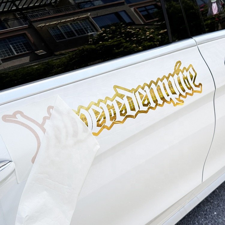 Advertising Car Logo Transfer Sticker Custom Print Auto Car Glass Window Windscreen Car Windshield Decals Banner Stickers