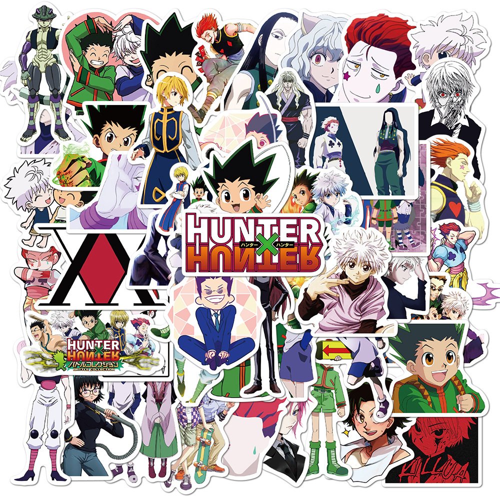 50 PCS bag Sheets Anime Demon Slayer Demon Slayer JOJO Kimetsu no Yaiba Cartoon PVC Sticker