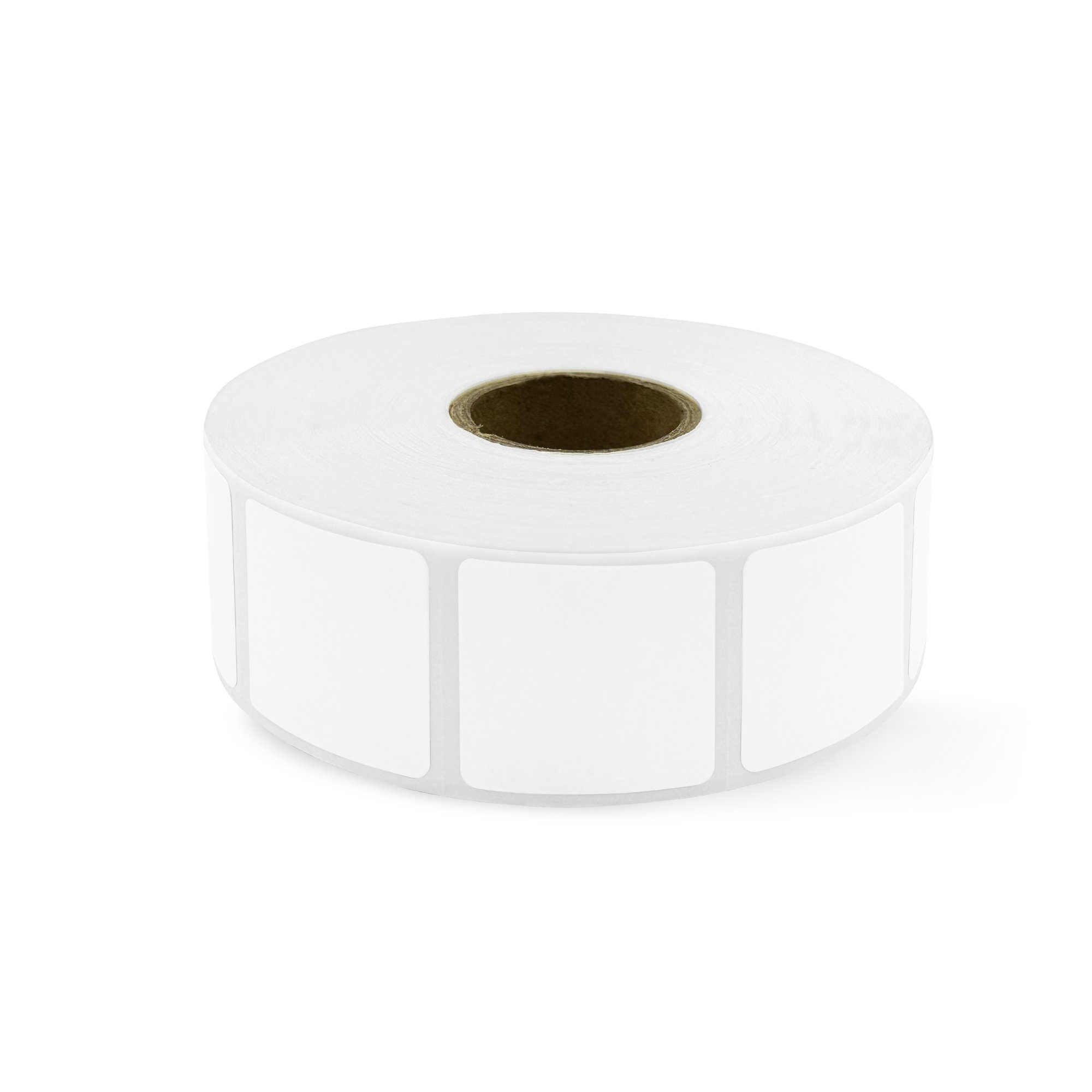 Linwei compatible square labels 25x25mm 1x1 inch Barcode Stickers/Label roll, 1380 Labels in Roll