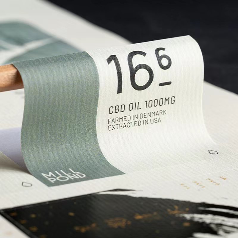 Customised Waterproof PVC Printing Logo Material Adhesive Sticker Label for Perfume Bottle