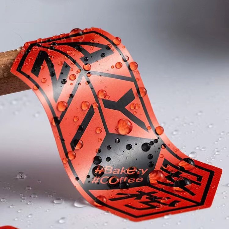 Customised Waterproof PVC Printing Logo Material Adhesive Sticker Label for Perfume Bottle