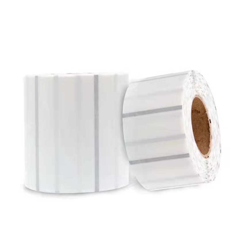 New transparent thermal label paper anti-tear 50 40 30 20 transparent self-adhesive sticker for food label