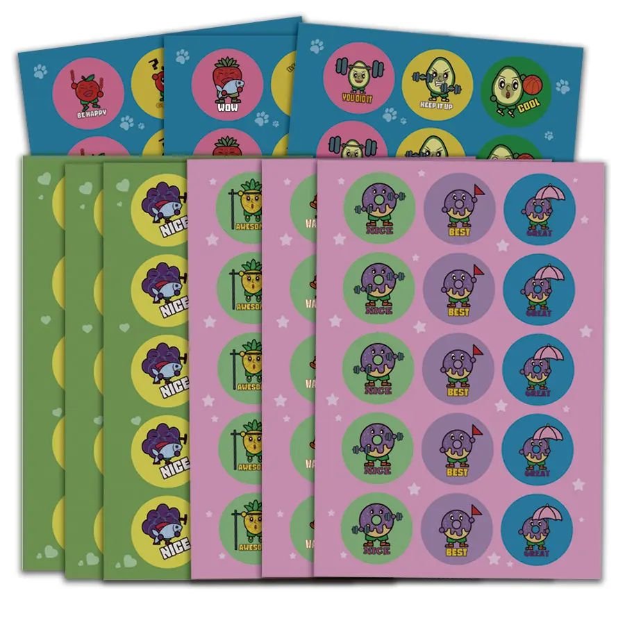 Good quality adhesive encourages fragrance stickers, fragrance rewards scratches and sniffing stickers