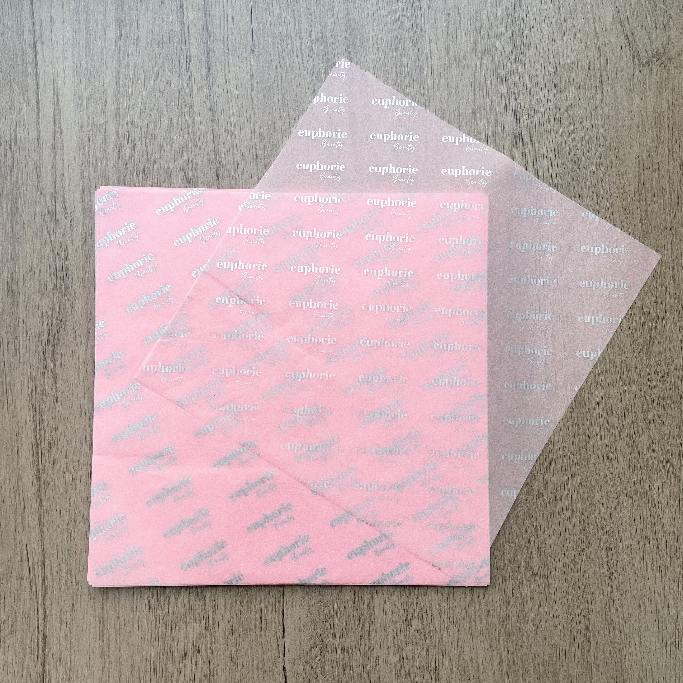 High Quality Recycylable Custom Packaging Wrapping Tissue Paper Packing Brand Tissue Papers With Logo Stickers